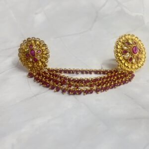 Antique Ruby Chain Ring - Image 1