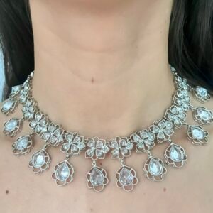 Teadrop Necklace Silver - Image 1