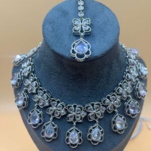 Teadrop Necklace Silver - Image 2