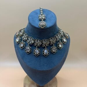 Teardrop Necklace - Champagne - Image 1