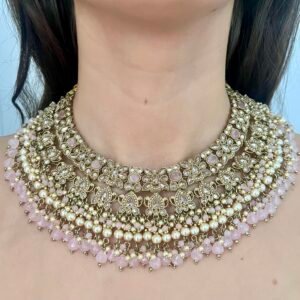 Heavy Baby Pink Bridal Set - Image 1