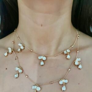 Noor Kundan Drop Necklace - Image 1