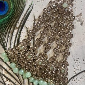 Mint Bridal Necklace Set - Image 3